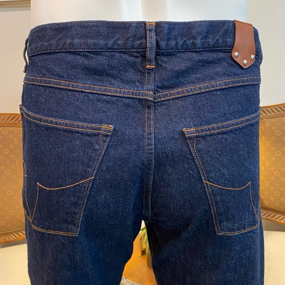 Vintage Louis Vuitton Dark Wash Denim Jeans Marc Jacobs Era Designer Archive, 36 - Picture 4 of 13